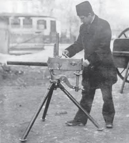 William Gardner y el primer prototipo de su ametralladora