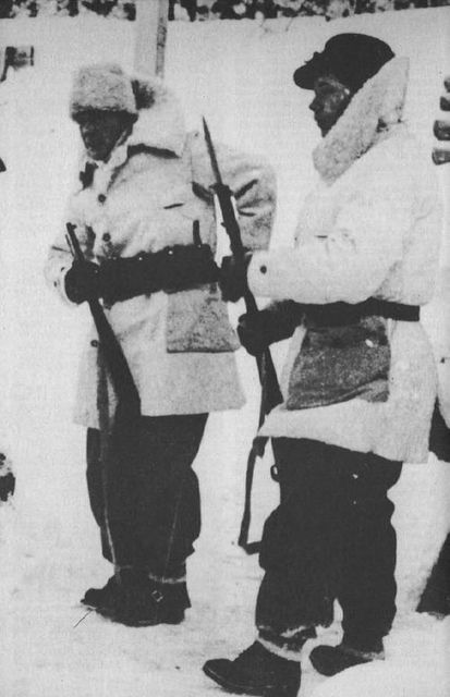 Voluntarios suecos del Ejército Finlandés durante la Guerra de Invierno