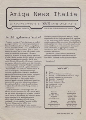 Amiga News Italia - 0 Ottobre 1998 - ITA