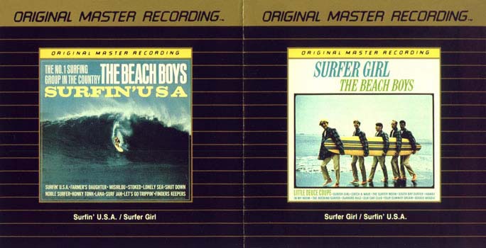 The Beach Boys - Surfin' U.S.A. / Surfer Girl (1963) {1989, MFSL, Remastered}