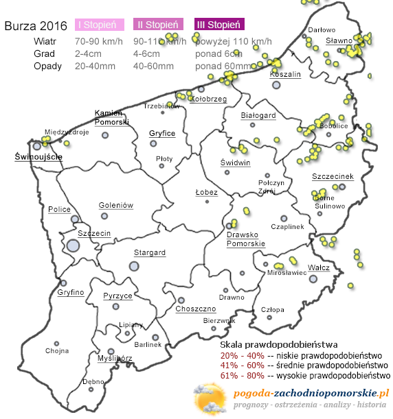 ok 170 wyładowań