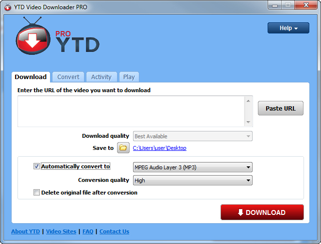 mp3 youtube video downloader pro