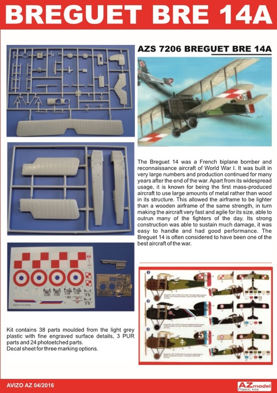 1 72 Breguet XIV A B by AZmodel released The Rumourmonger